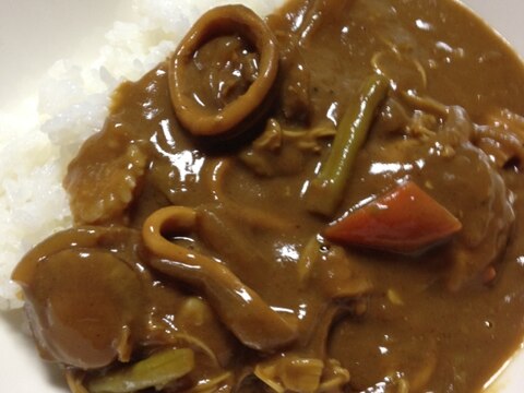 豆乳でまろやか、シーフードカレー